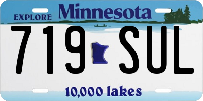 MN license plate 719SUL