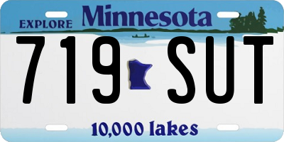 MN license plate 719SUT