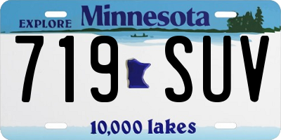MN license plate 719SUV