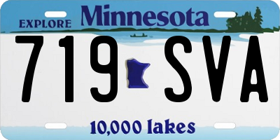 MN license plate 719SVA