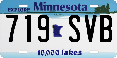 MN license plate 719SVB