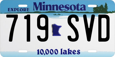 MN license plate 719SVD
