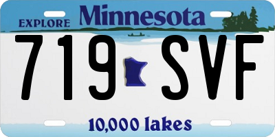 MN license plate 719SVF