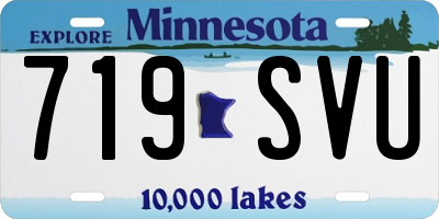 MN license plate 719SVU