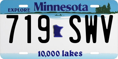 MN license plate 719SWV