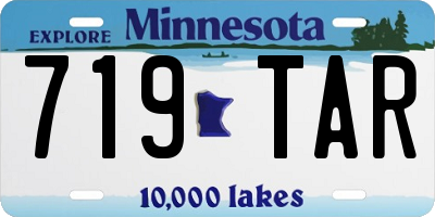 MN license plate 719TAR