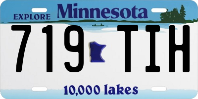 MN license plate 719TIH