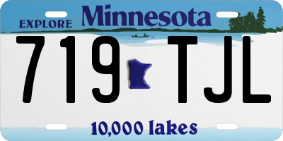 MN license plate 719TJL