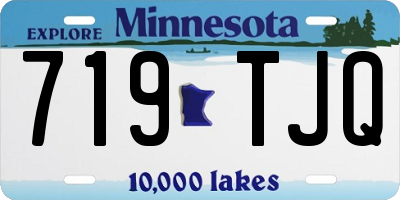 MN license plate 719TJQ