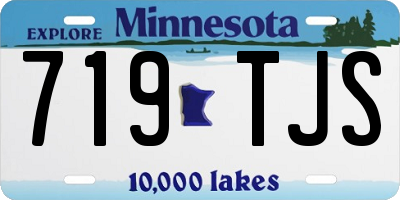 MN license plate 719TJS