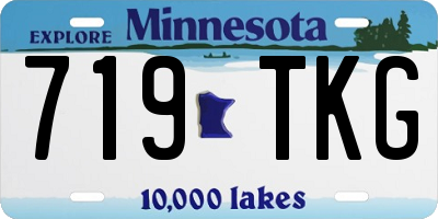 MN license plate 719TKG