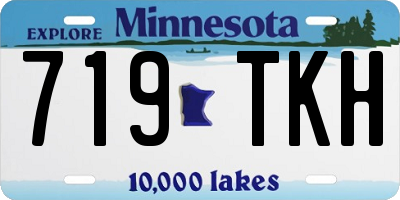 MN license plate 719TKH