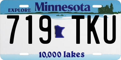 MN license plate 719TKU