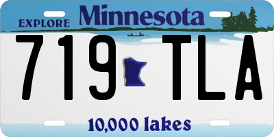 MN license plate 719TLA