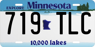 MN license plate 719TLC