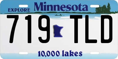 MN license plate 719TLD
