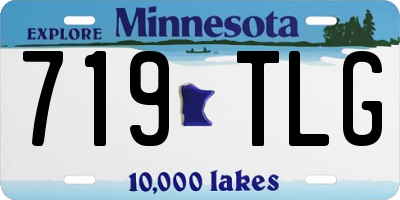 MN license plate 719TLG