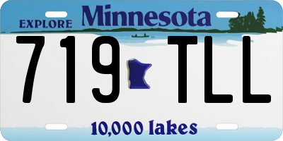 MN license plate 719TLL