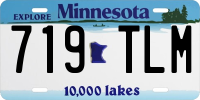 MN license plate 719TLM