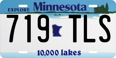 MN license plate 719TLS