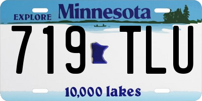 MN license plate 719TLU