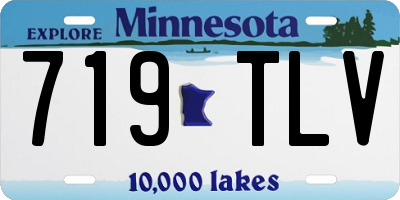 MN license plate 719TLV