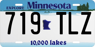 MN license plate 719TLZ