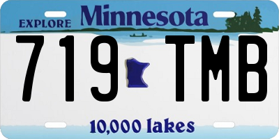 MN license plate 719TMB