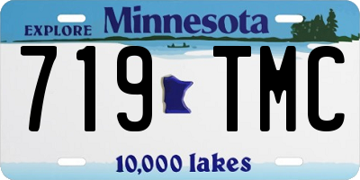MN license plate 719TMC