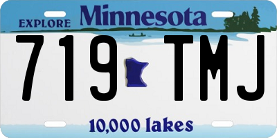 MN license plate 719TMJ