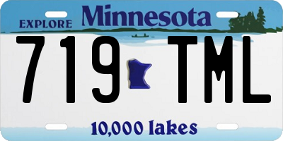 MN license plate 719TML