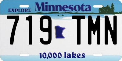 MN license plate 719TMN