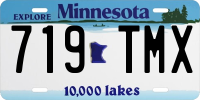 MN license plate 719TMX