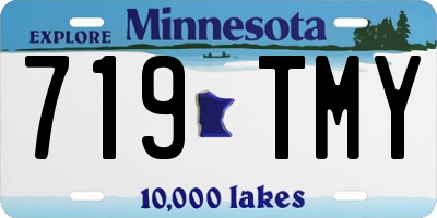 MN license plate 719TMY