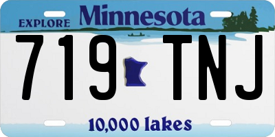 MN license plate 719TNJ
