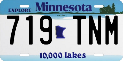 MN license plate 719TNM