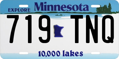 MN license plate 719TNQ