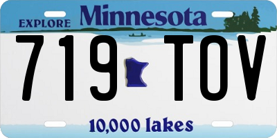 MN license plate 719TOV