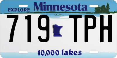 MN license plate 719TPH