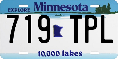 MN license plate 719TPL