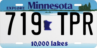 MN license plate 719TPR