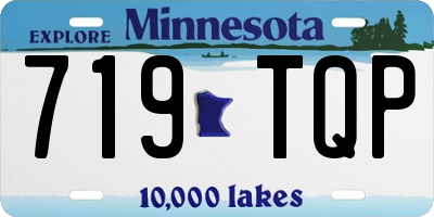 MN license plate 719TQP