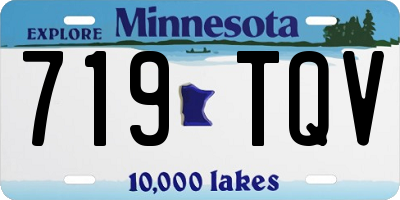 MN license plate 719TQV