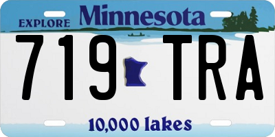 MN license plate 719TRA