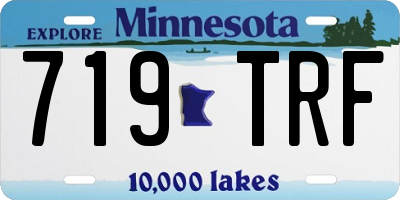 MN license plate 719TRF