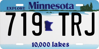 MN license plate 719TRJ