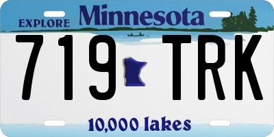 MN license plate 719TRK