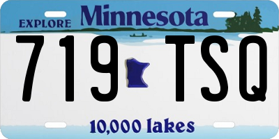 MN license plate 719TSQ