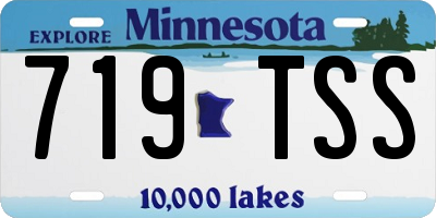 MN license plate 719TSS