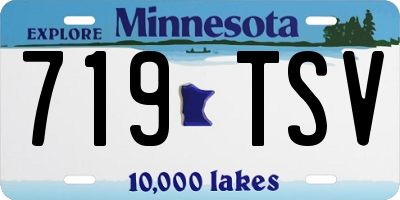 MN license plate 719TSV